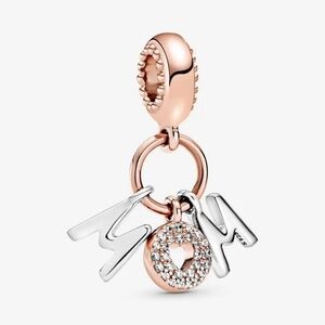 Pandora Mom Letters Dangle Charm